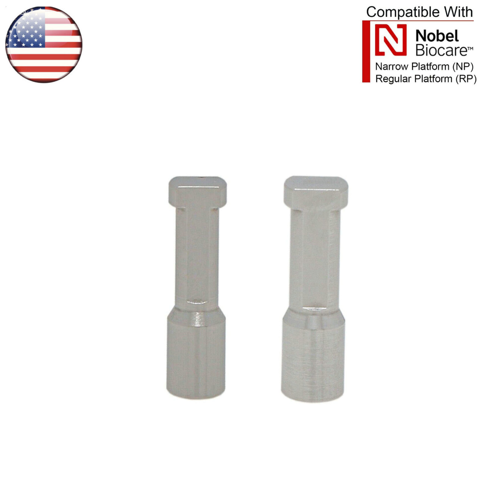 US Dental Nobel Active NP/RP Impression Transfer Coping Open Close Tray Analog