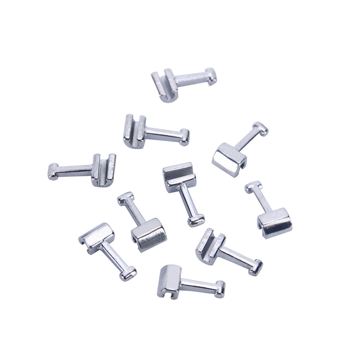 10 Model Dental Orthodontic Crimpable Hook Stops Type Metal 10pcs/pack AZDENT