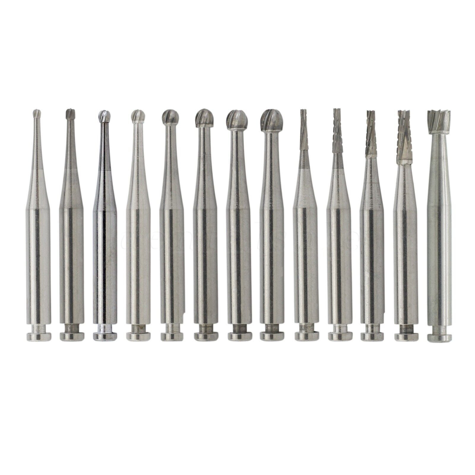 Dental Slow Speed Latch Bur Tungsten Carbide Round Fissure Invert Cone RA 1-8