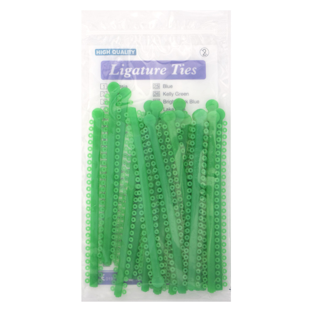 1000Pcs Dental Lab Orthodontic Treatment Ligature Ties Elastic Bands O-Rings Kit