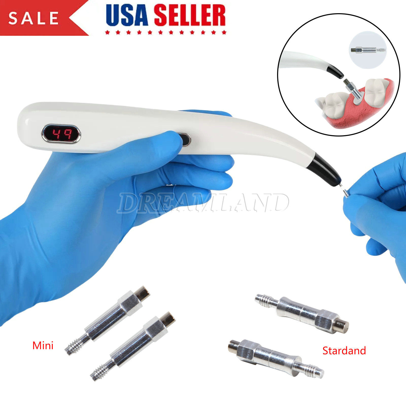 Dental Monitor Osseointegration RFA Inplant Stability Test Unit ISQ USA