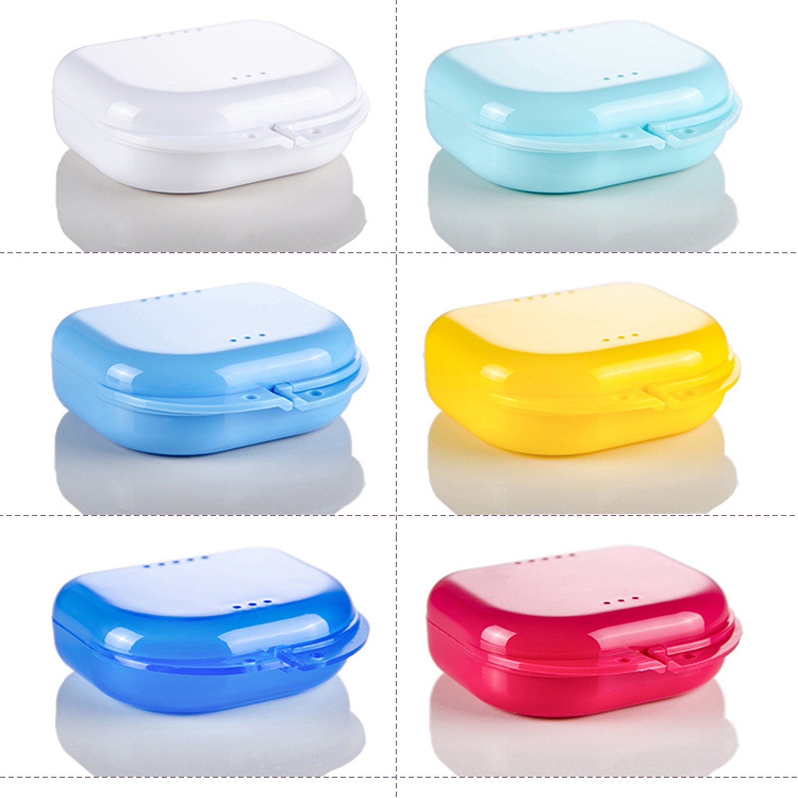 Orthodontic Retainer Night Guard Box Denture Dental Case Sports – High Quality