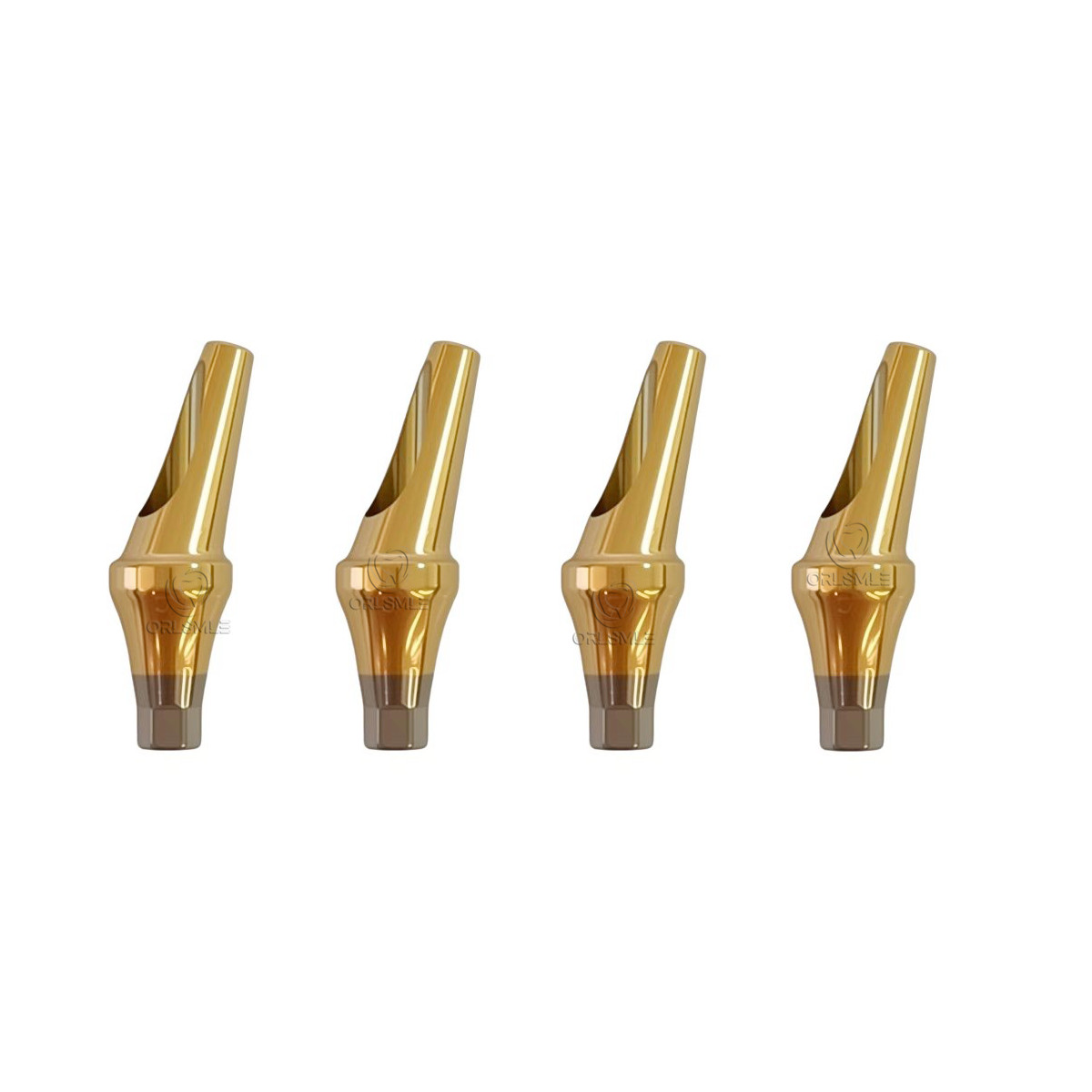 20Pcs Dental Angled abutment 17° with Screw Fits Hiossen Osstem TS Mini Regular