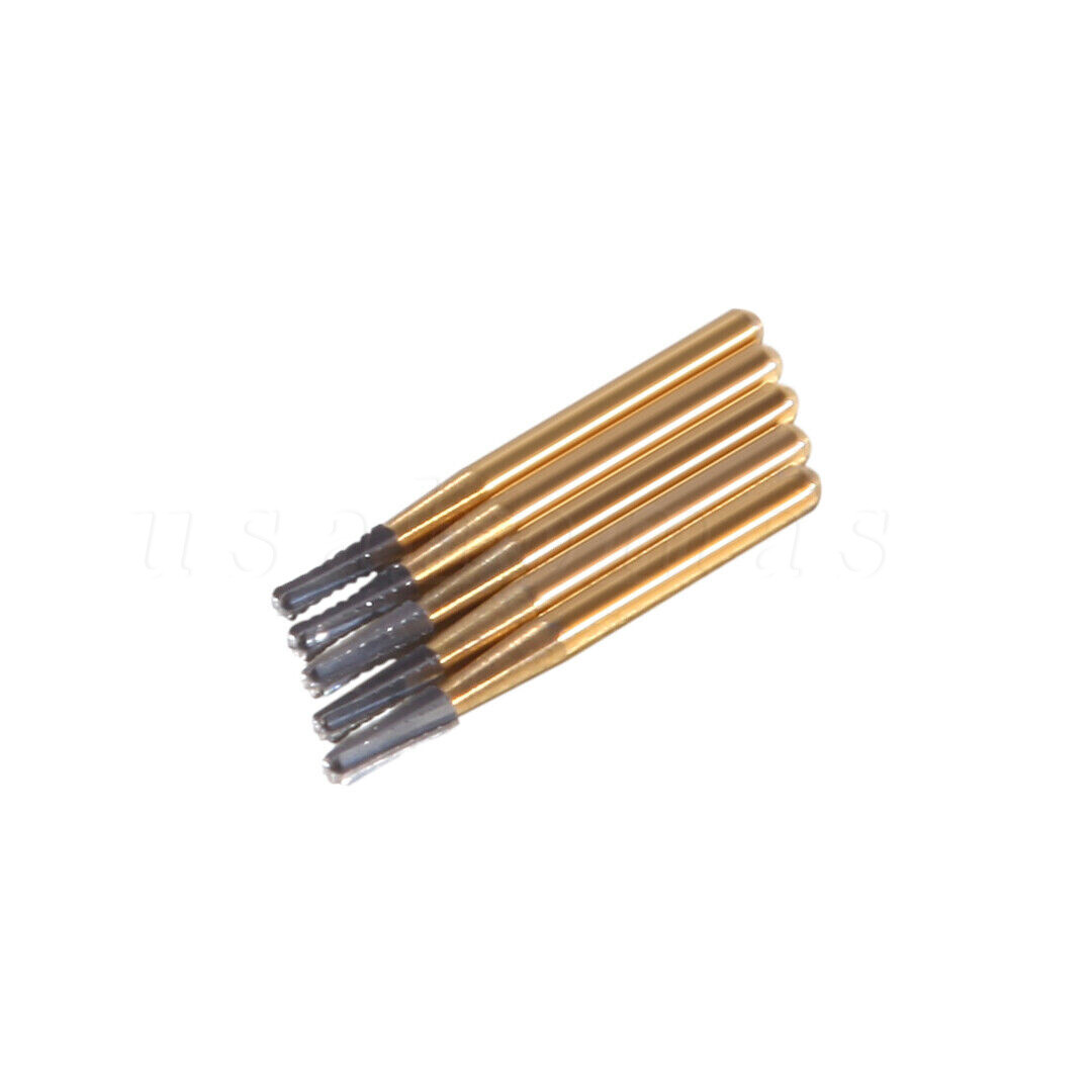 10Pcs Dental Tungsten Carbide Burs Crown Cutter Cutting Transmetal FG 1957