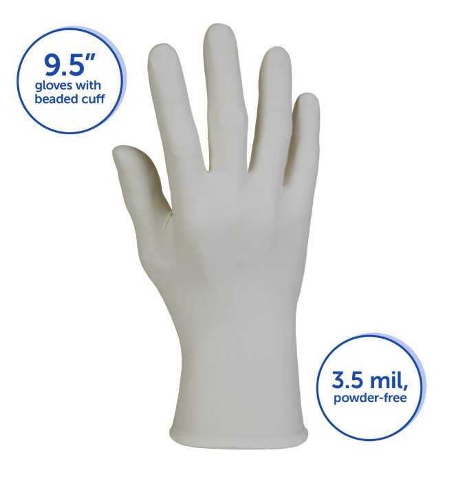 2000 Count Damaged Case Kimberly Clark Halyard Nitrile Gloves Large Exp 1/2025