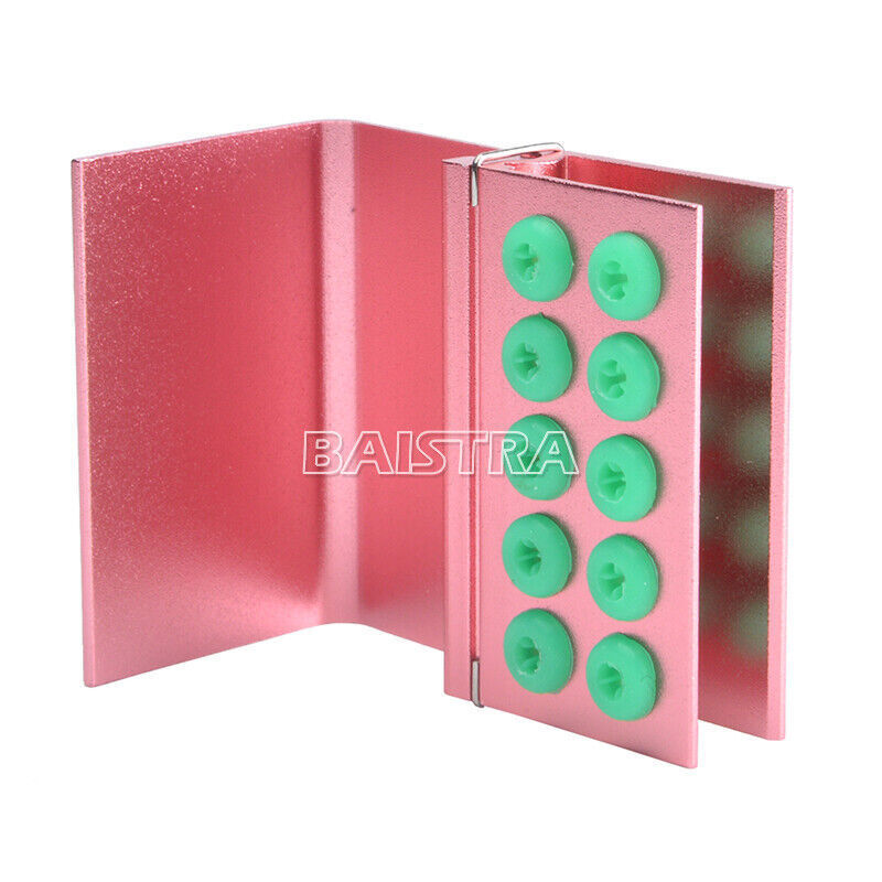 AZDENT Dental Burs Holder Block 10 Hole/16 Hole Silicon Cover FG RA Autoclavable