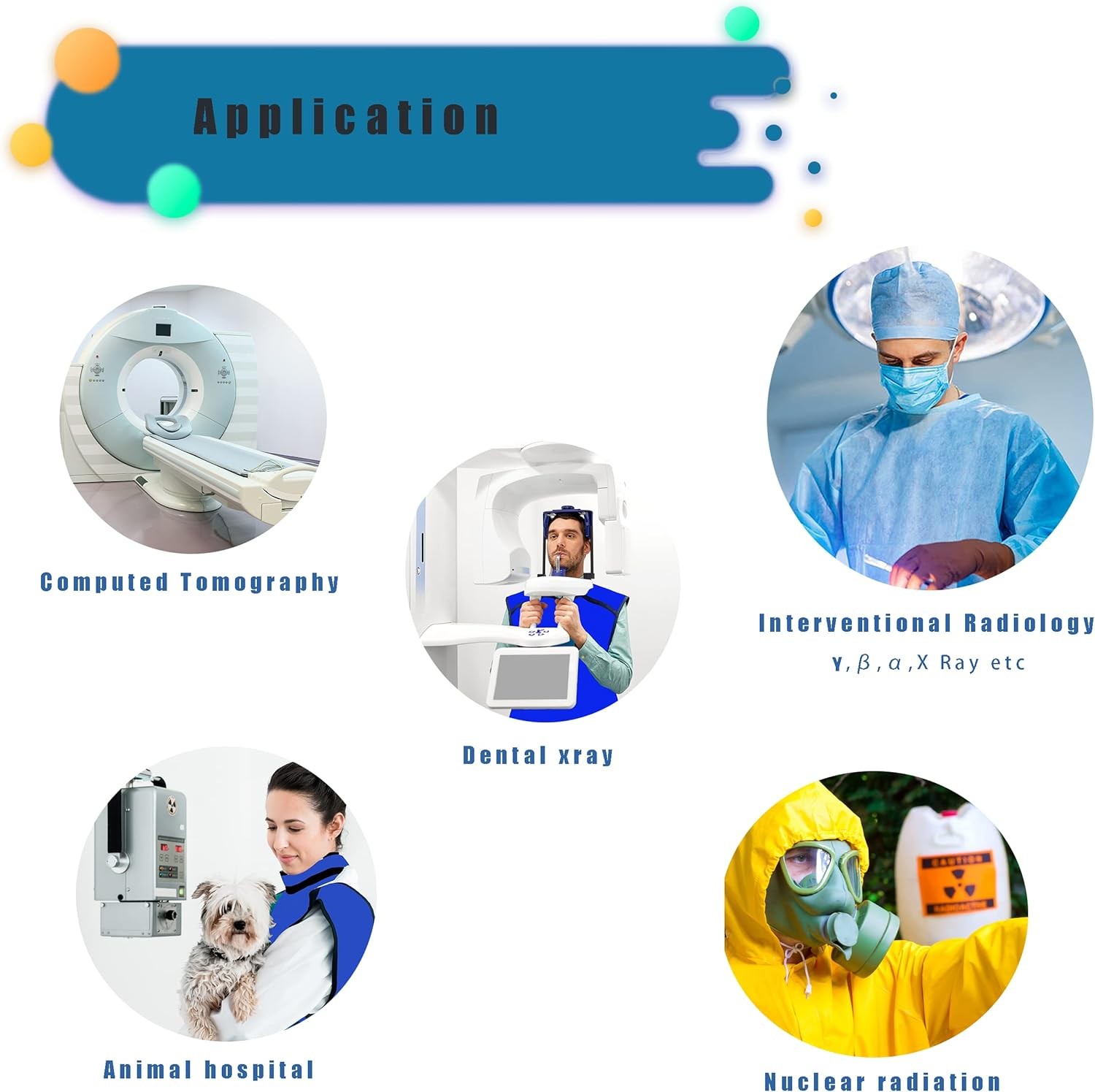 0.5Mmpb Xray Lead Apron for Xray with Thyroid Shield Collar,Lead Gown,Dental Xra