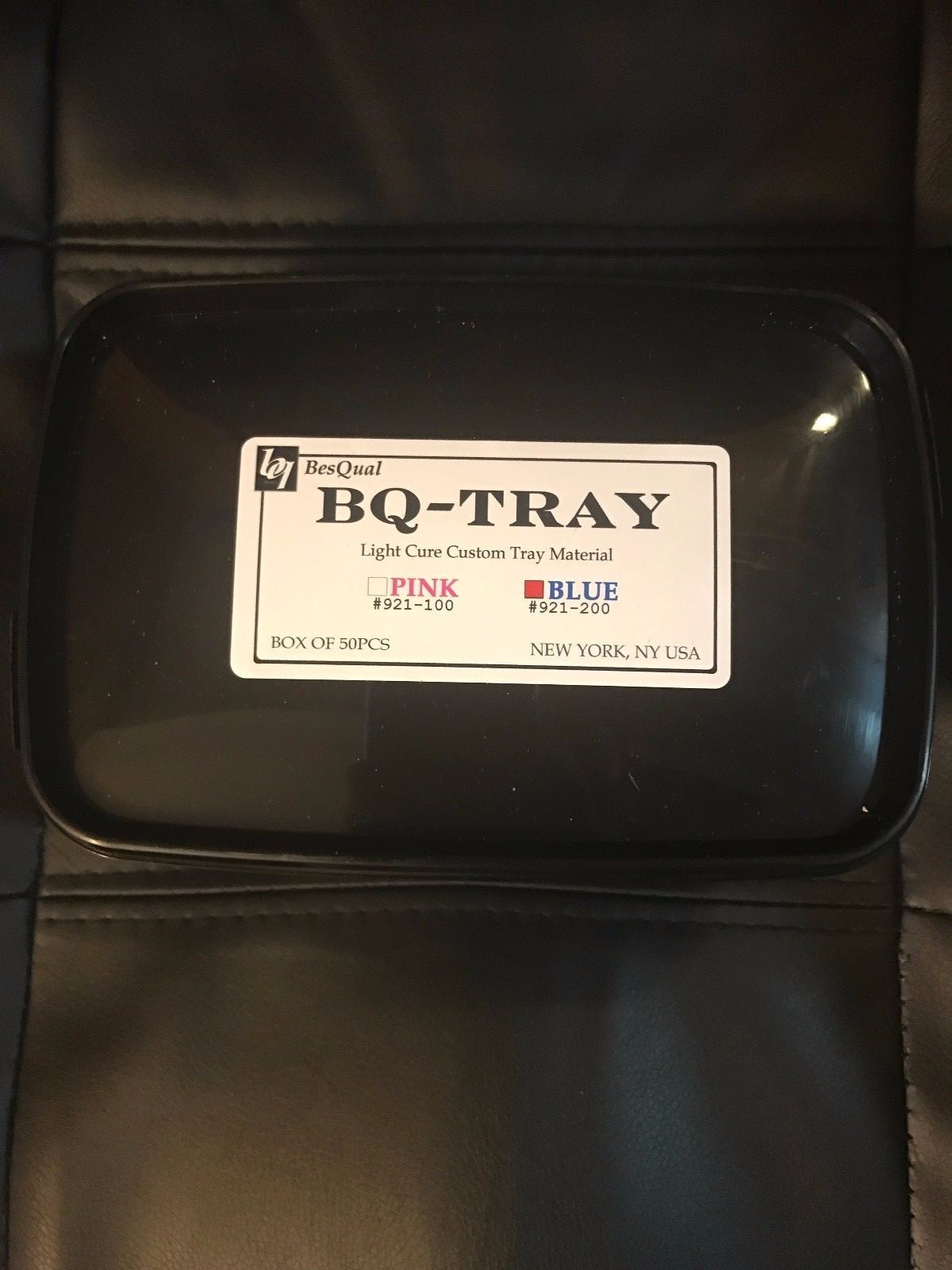 Dental Light Cure Custom Tray Material – BQ Tray – Blue – 2mm – 50 Pcs/Box