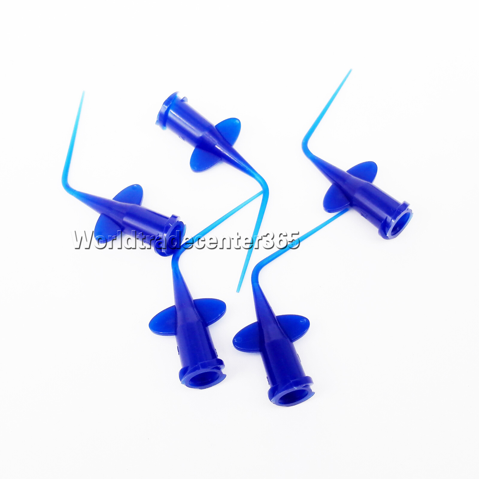 Dental Disposable Syringe Tips Endo Irrigation Flexible Composite Blue Pure