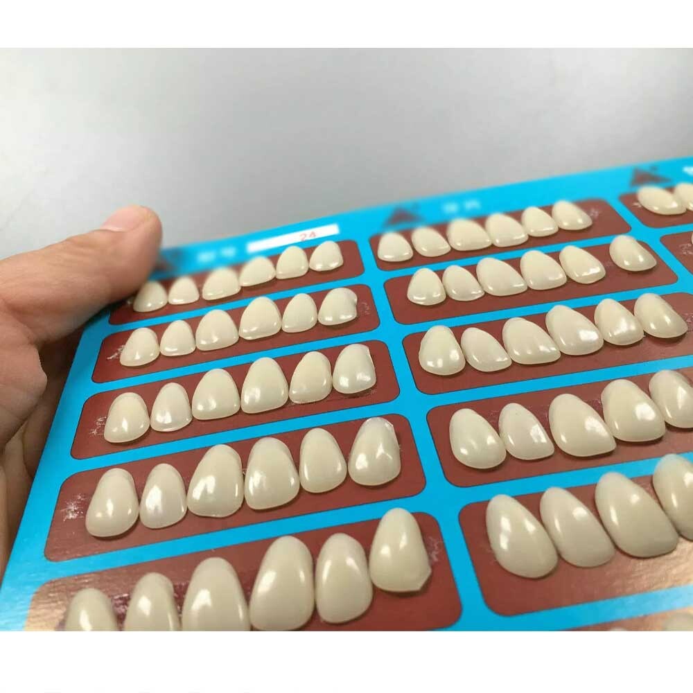 96pcs Dental Tooth Veneer Anterior Resin Thin Teeth Veneers Porcelain 22# A2 USA