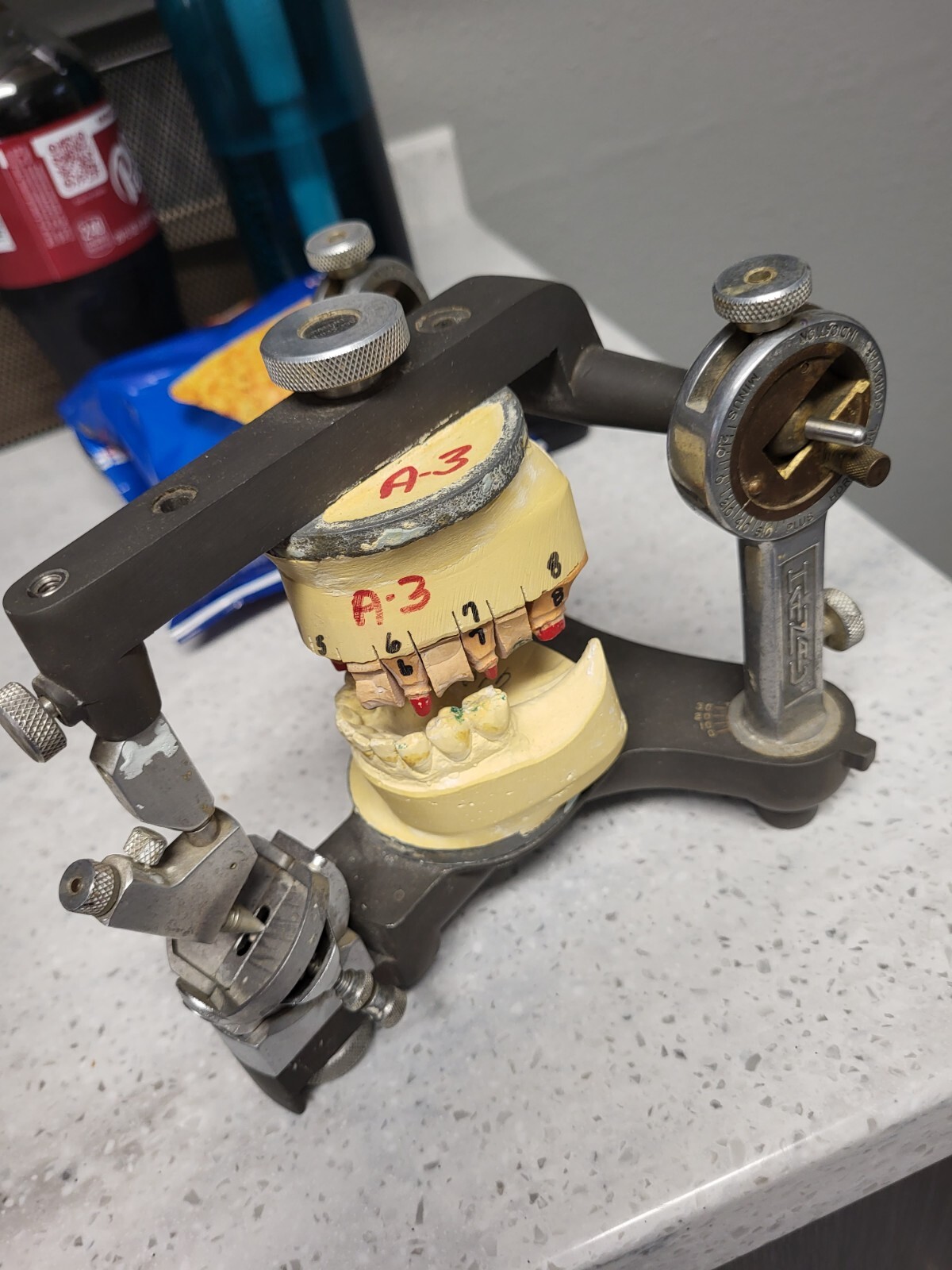 Antique HANAU DENTAL ARTICULATOR MODEL 145~ USED BUT GOOD CONDITION as shown