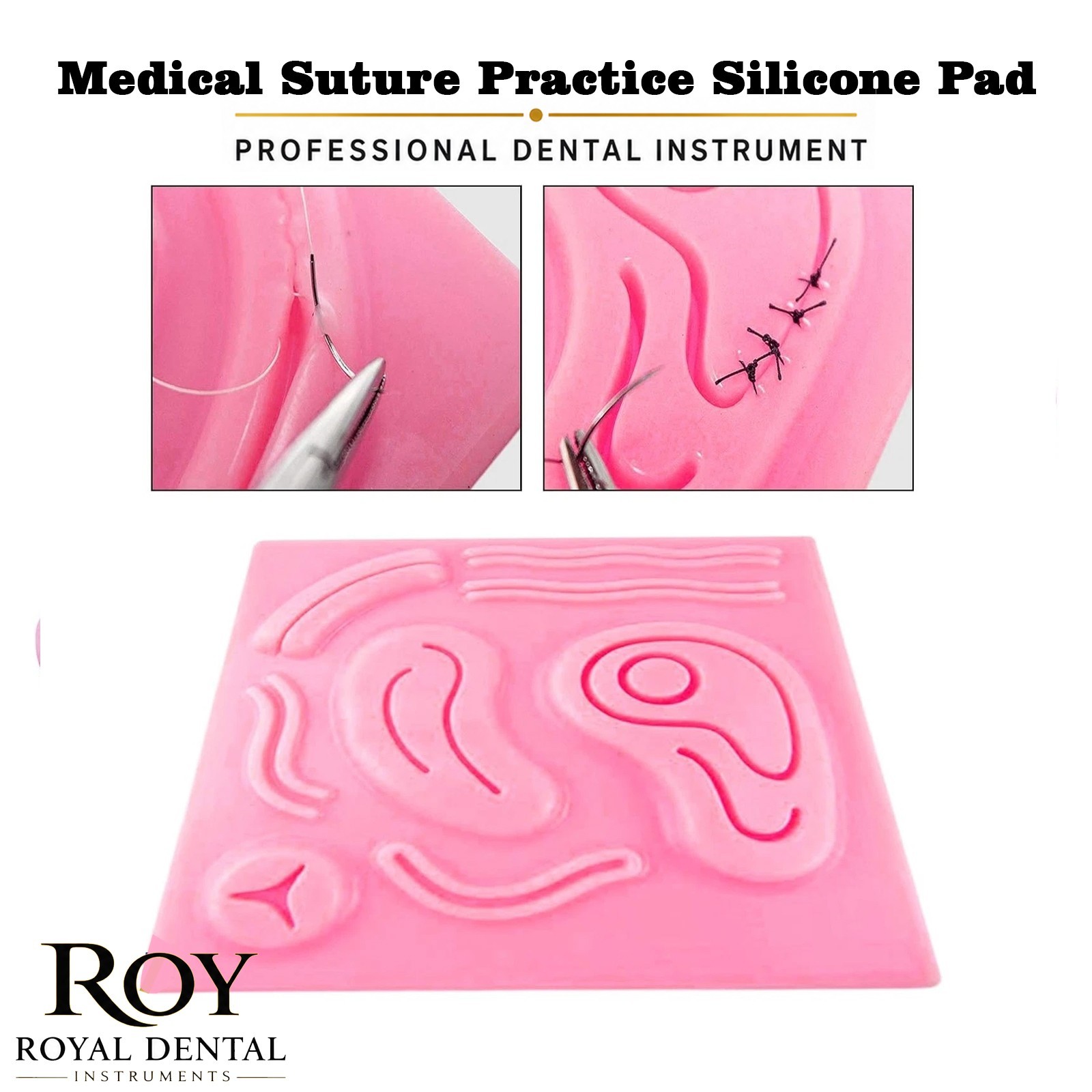 New Medical Skin Suture Practice Silicone Pad Wound Simulated For Training Kit