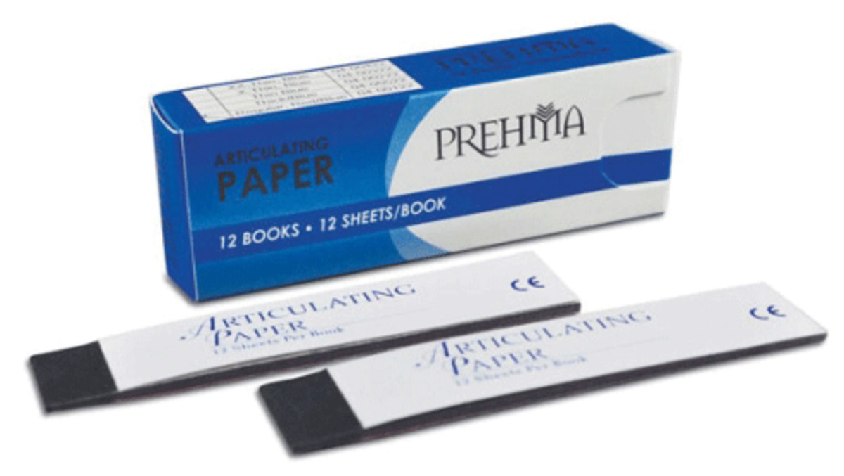 House Brand AR104 Dental Articulating Paper Blue/Red 12 Strip Booklets 144/Pk