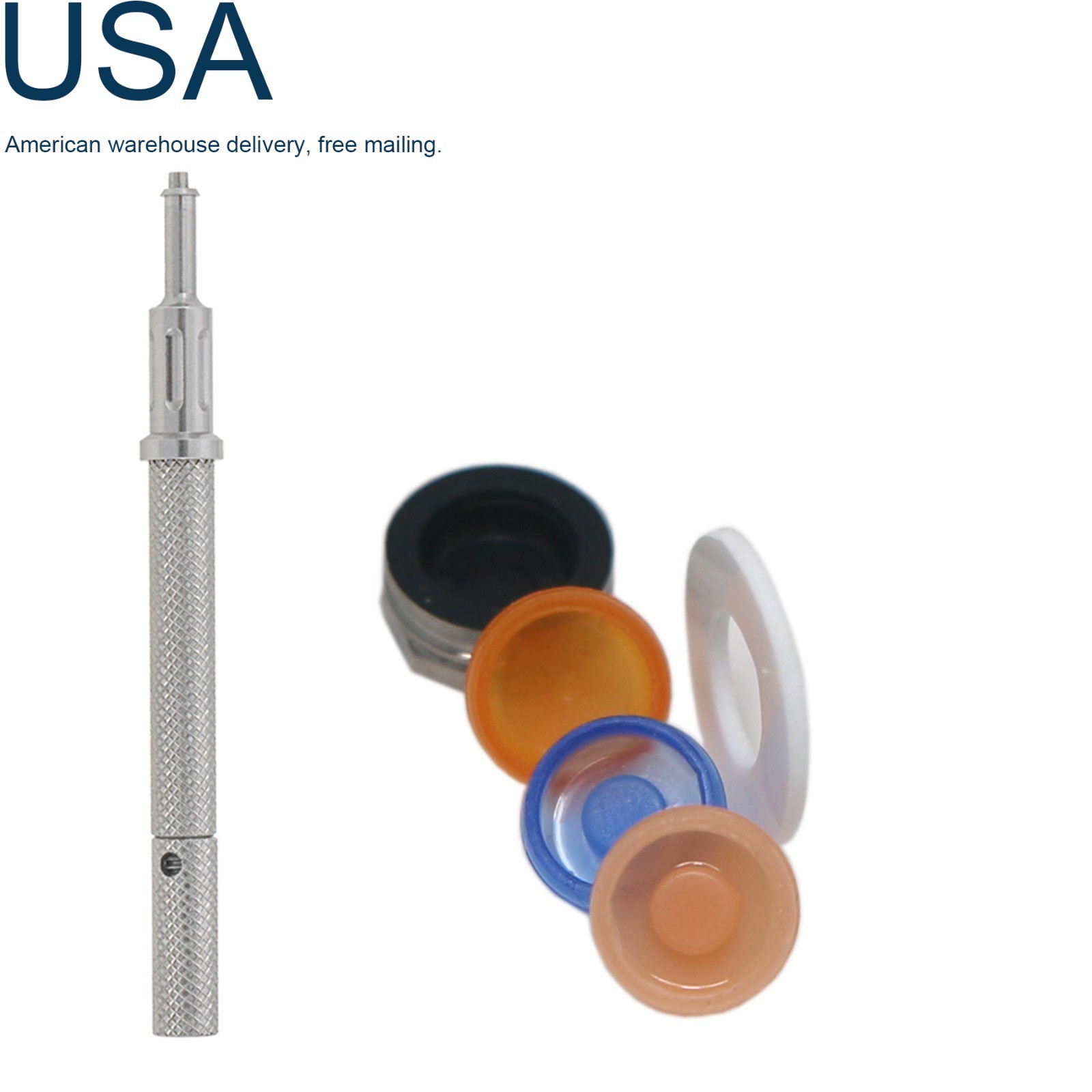 Locator Abutment Replac Retention cap Set Insertion Extraction Locator core Tool