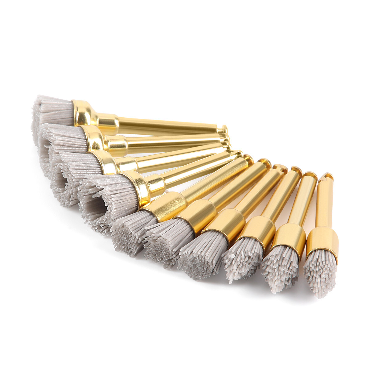Dental Polishing Brush Silicon /Alumina CA Flat Sharp Bowl For Low Contra Angle