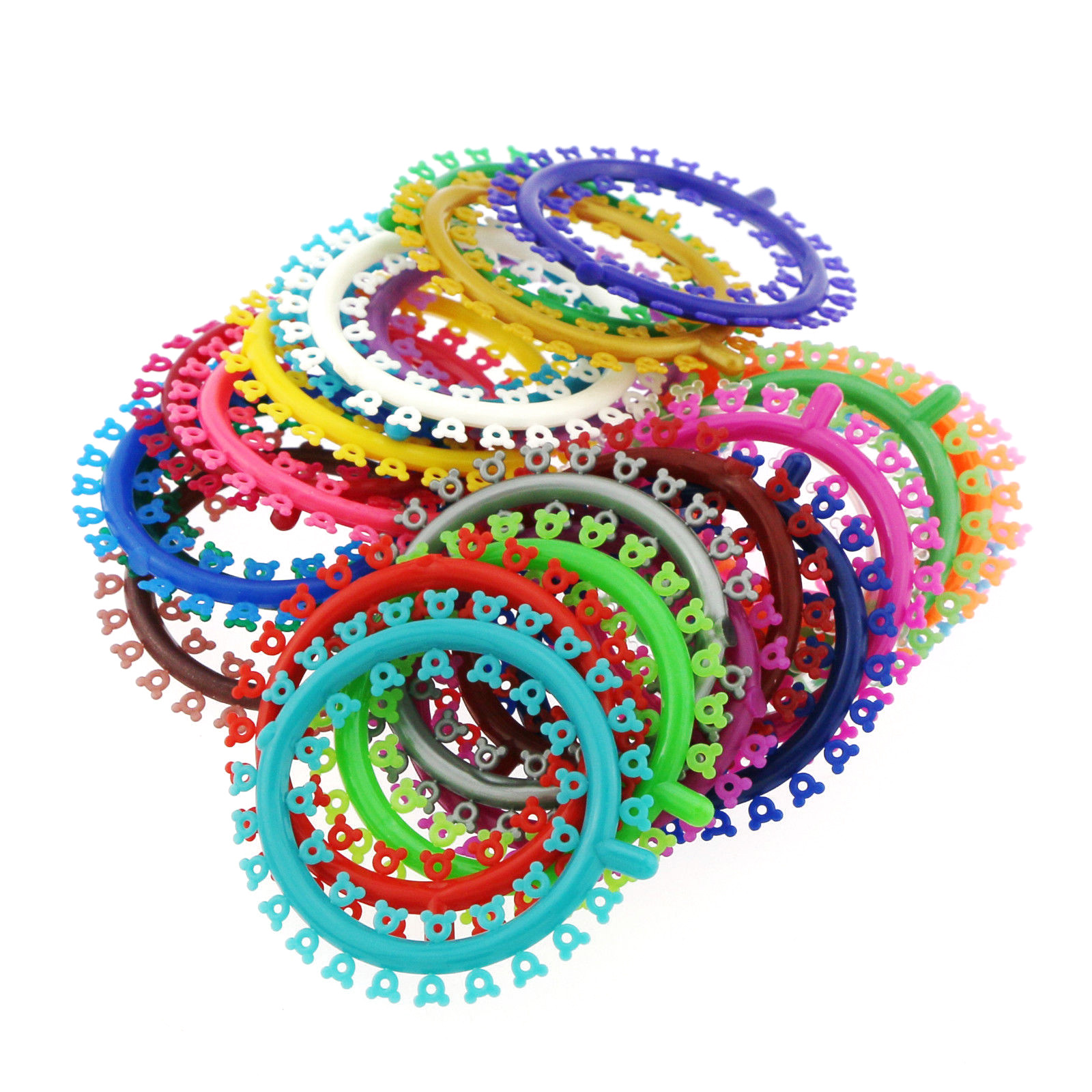 1000 Pcs Orthodontic Elastic Rubber Multi-Colored Mickey Design Ligature Tie