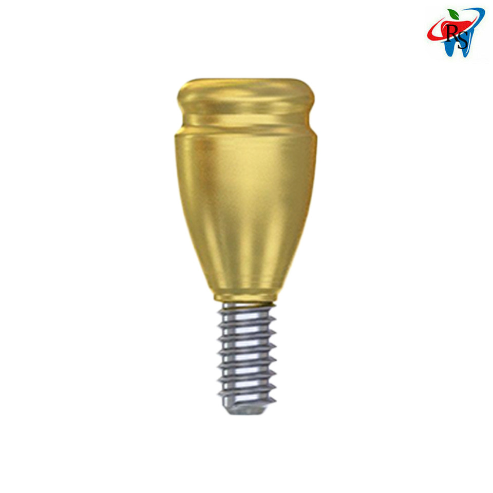 10pcs Dental Straight Loc In Attachment Adapter Head Conical NP Titanium