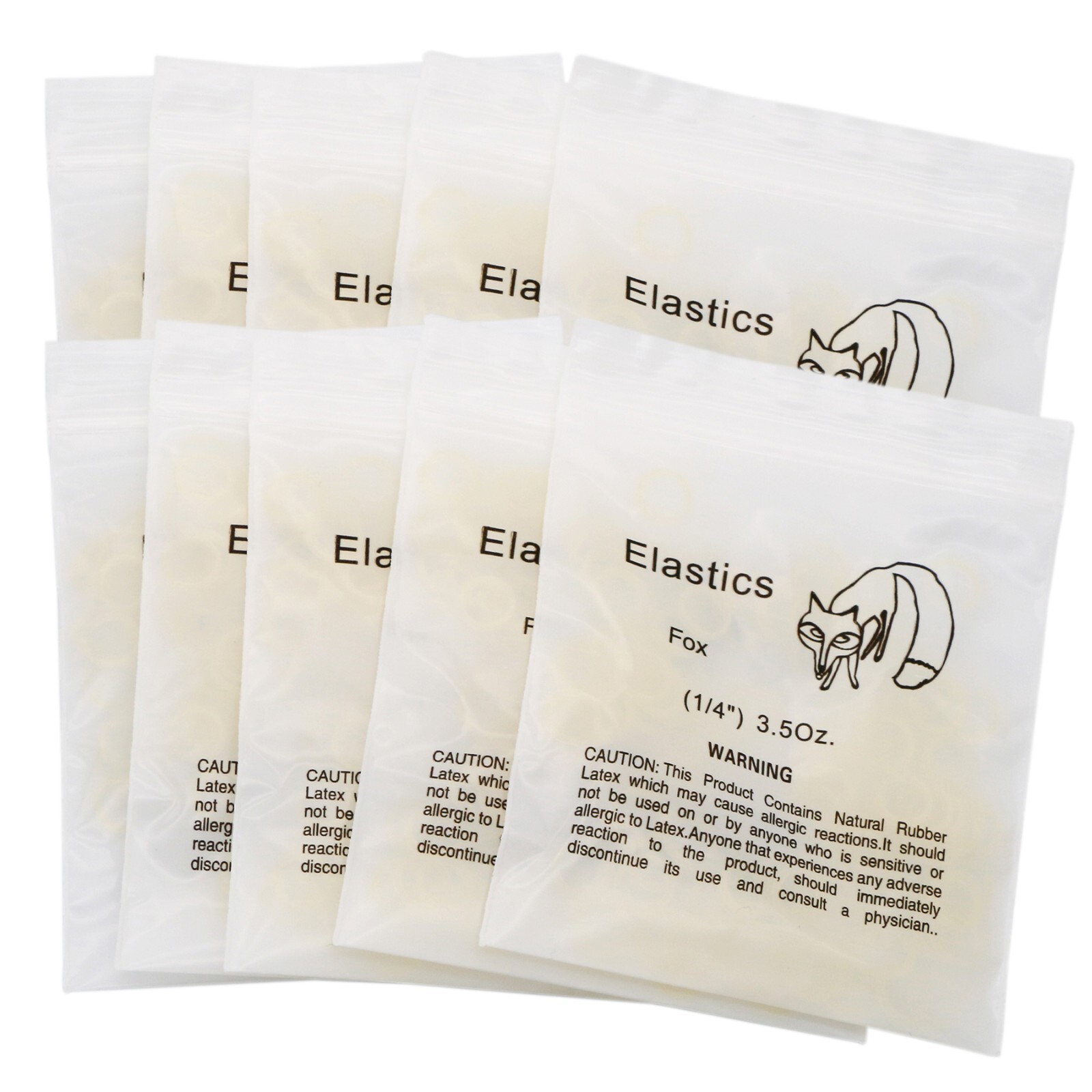Dental Orthodontic Elastics Rubber Bands Ortho Latex Braces 3.5 5.0 6.5 OZ