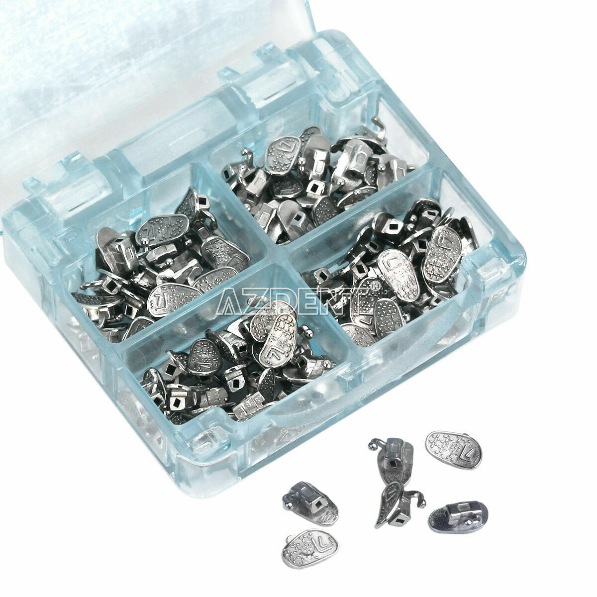 Dental Orthodontic Buccal Tubes 1st 2nd Molar Tube Roth MBT 022 Bondable AZDENT