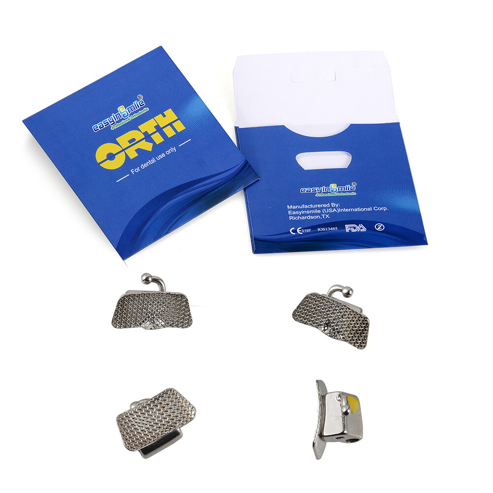 40Pcs Dental Orthodontic Buccal Tubes 1st 2nd Molar Tube Roth MBT 022 Bondable