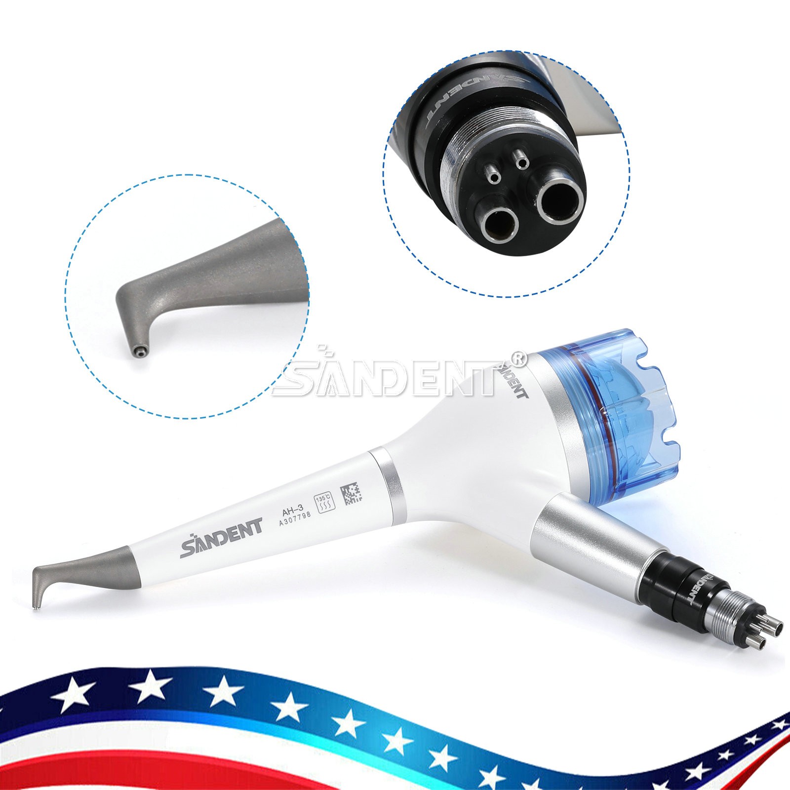 CICADA Dental 20:1 Reduction Implant Contra Angle Low Speed Handpiece Latch Type
