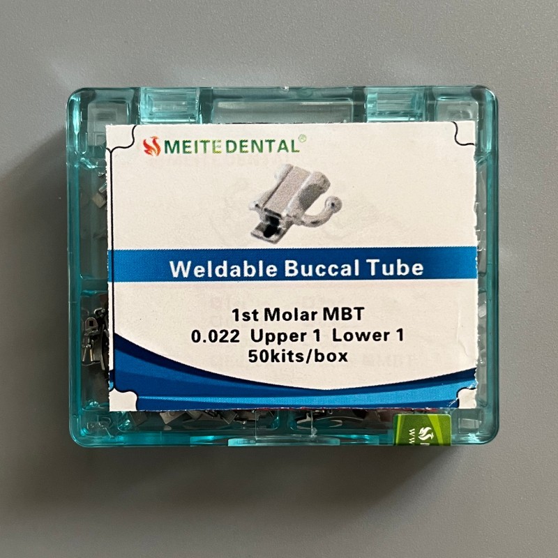 50Sets Dental Orthodontic Weldable Buccal Tubes 1st Tube Roth MBT 022 No-Con