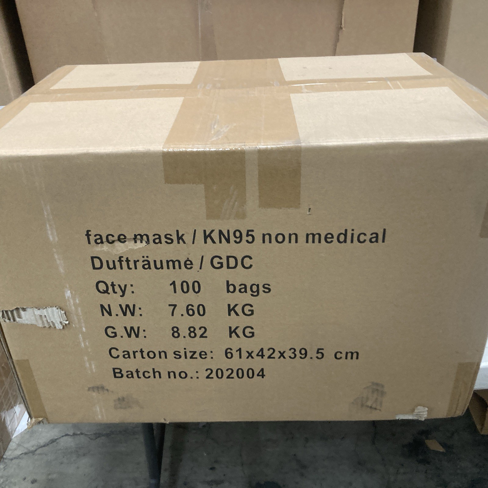 kn95 face mask 1000 Box