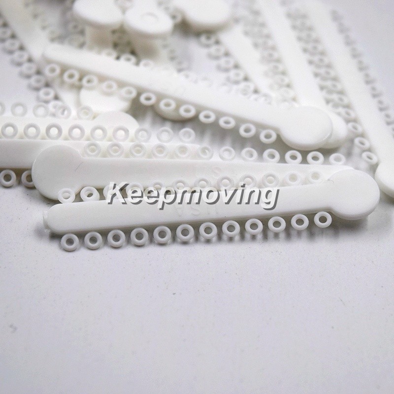 1040 Pcs/Pack Dental Orthodontic Ligature Ties Elastic Rubber Bands 44 Colors