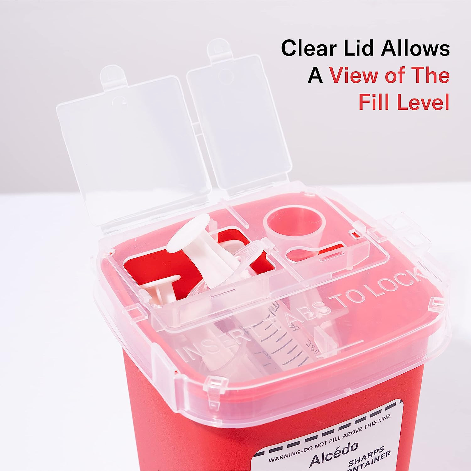 Alcedo Sharps Containers – 1 Quart, 3 Pack model AE 170 (year 2019)