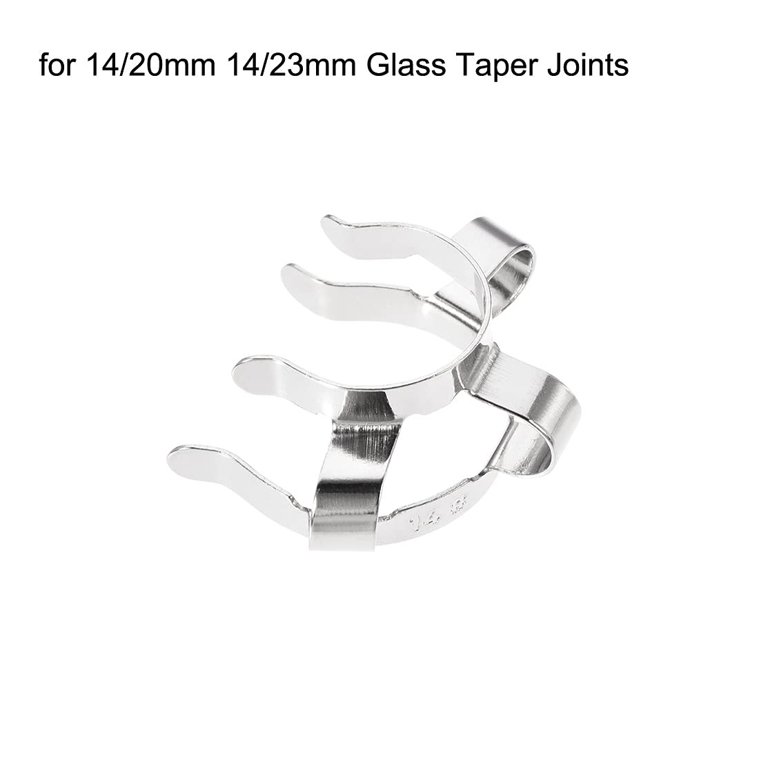 uxcell Joint Clip Lab Clamp Mounting Clips for 14/20mm 14/23mm Glass Taper Jo…
