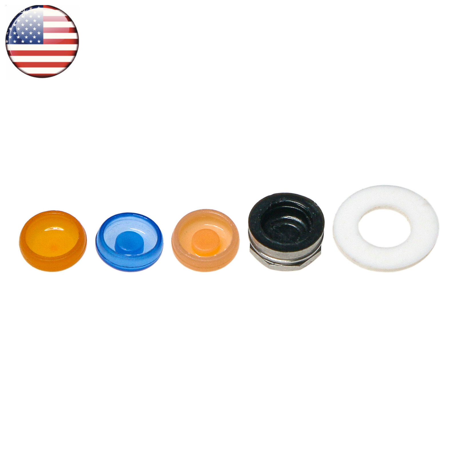US Dental Hiossen Regular 3-5mm Attachment Abutment & Overdenture Male Caps Kits