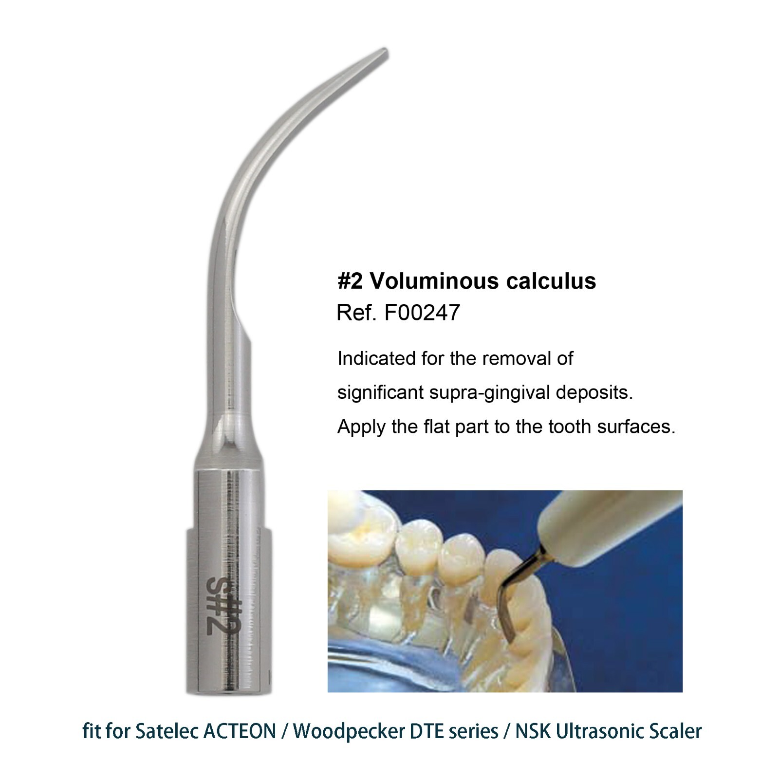 fit ACTEON NEWTRON LED Scaler Ultrasonic Tips H3 1S 10Z 10X 10P HS-7L Handpiece