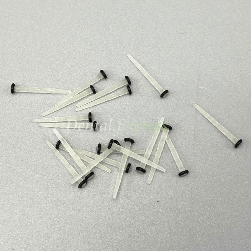 Dental Quartz Fiber Post Root Canal Pins Transparent Screw Post 1.2 1.4 1.6 1.8