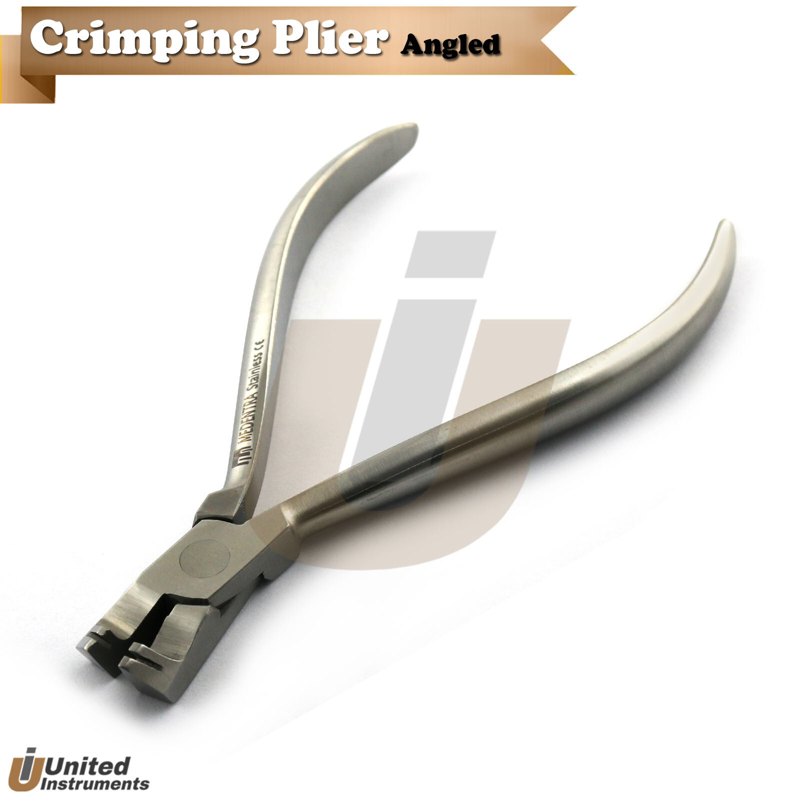 Orthodontic Hook Crimping Plier Angled Crimpable Ball Hook Archwire Pliers