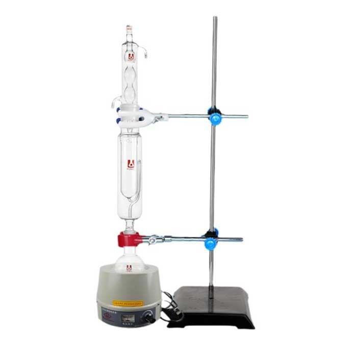 250ml Glass Extraction Kit: Soxhlet Determination Fat Chemistry Lab Glassware ca