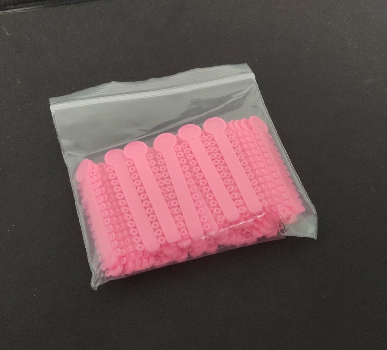 1 Pack 1008 pcs Pink Color Elastic Ligature Ties Rubber Bands 1008Pcs/Pack