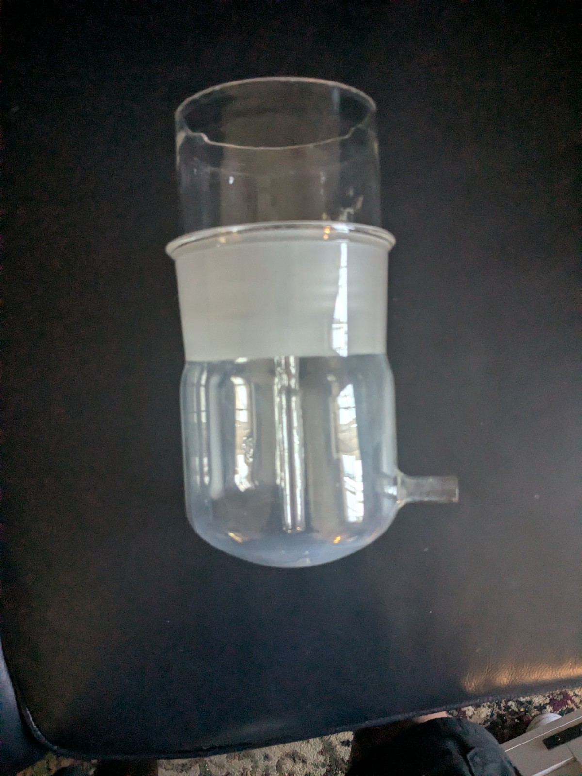 Laboratory Glassware Two Pieces Unknown Use
