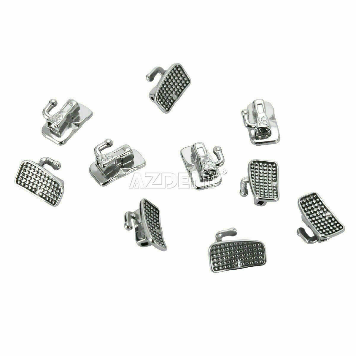 200pc Dental Orthodontic Buccal Tube Bondable Monoblock Non-Convertible MBT/Roth