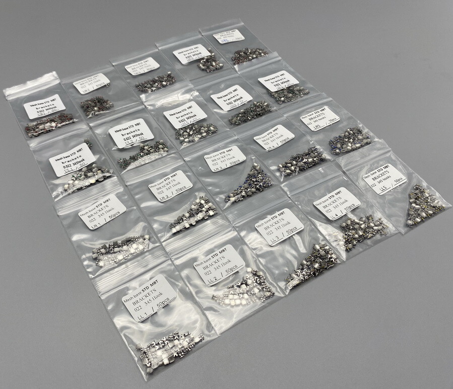 Dental Orthodontic Brackets Braces Standard MBT 022 Slot Hooks 345 Metal Bulk