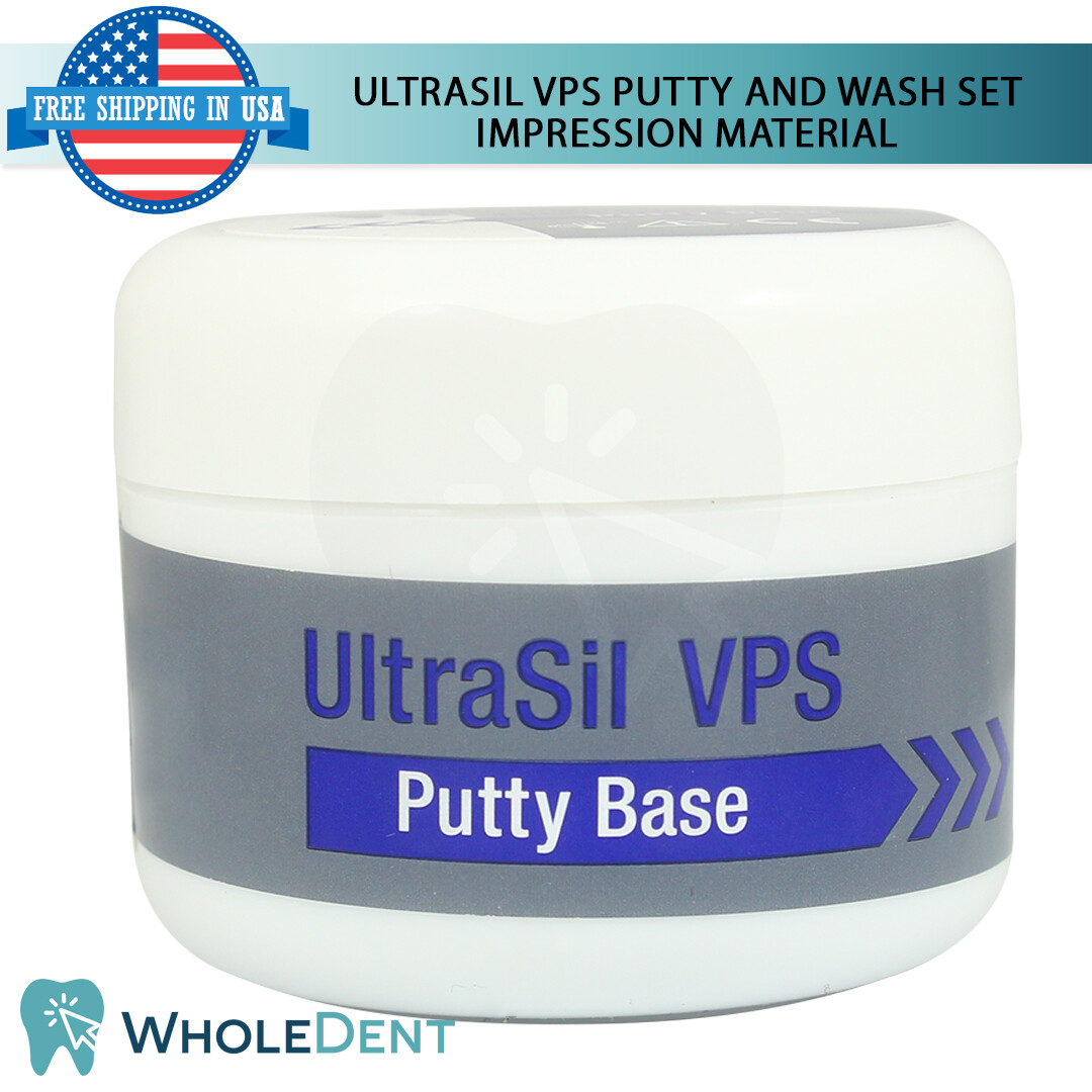 UltraSil VPS Putty Set Dental Impression Material Hydrophilic 100g Wash 50ml
