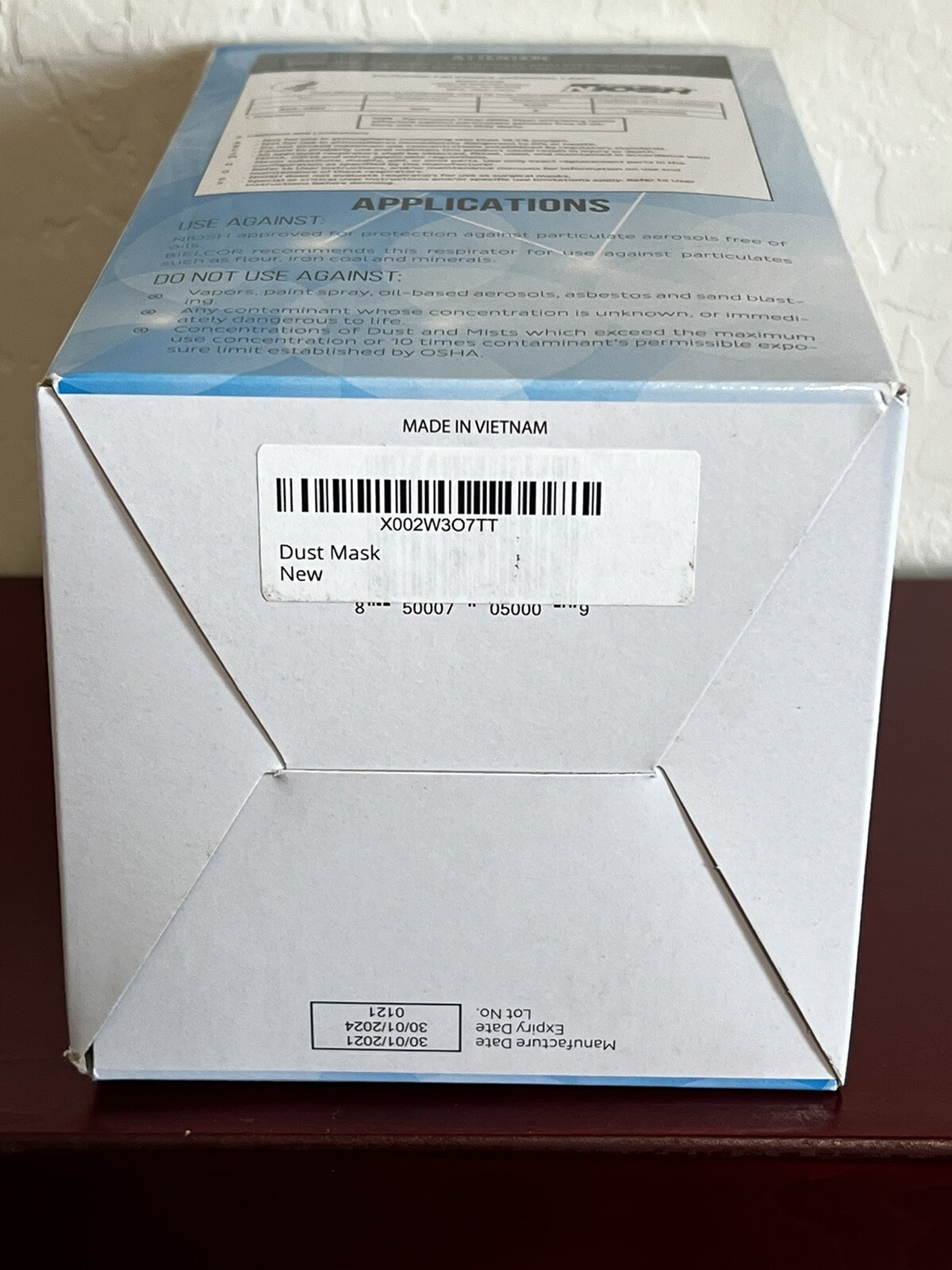 Bielcor N99 Particulate Respirator Masks w/Exhalation Valve NIOSH Approved 12 PK