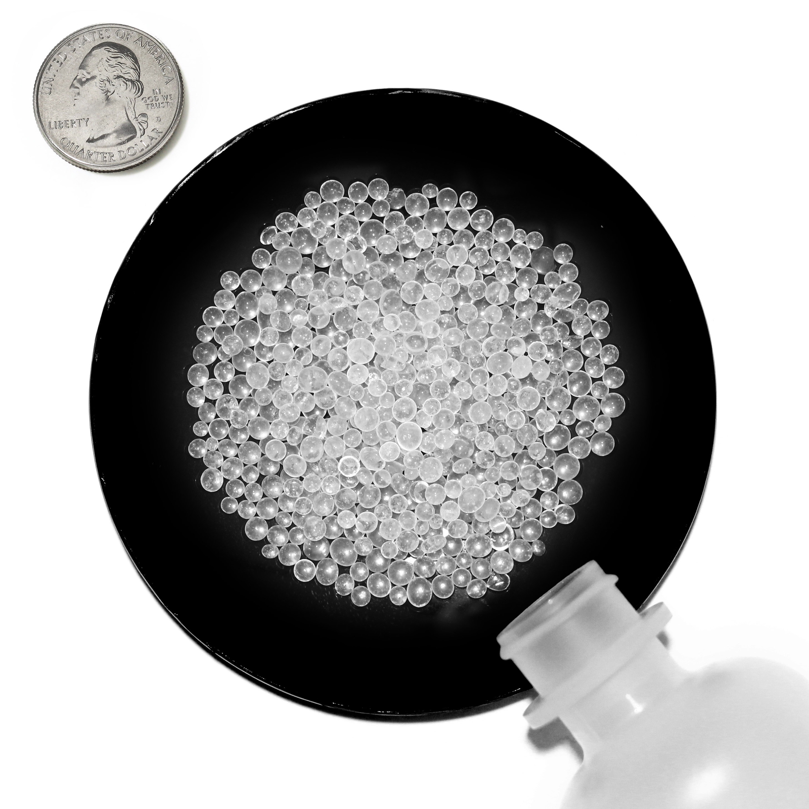 Silica Gel / 1.1 Pounds / 3 Bottles / 100% Pure Reagent Grade / 2-4mm Beads