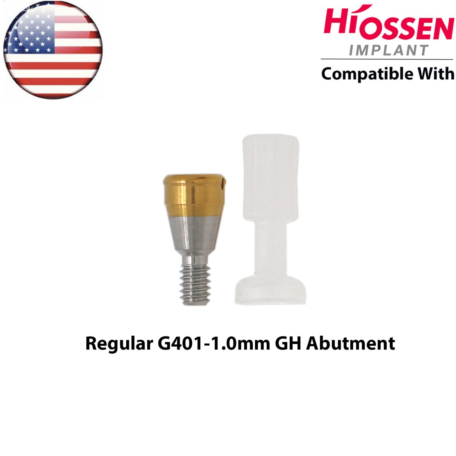 US Overdenture Locator Abutment Mini/Regular Fit Hiossen ET/Osstem TS Platform