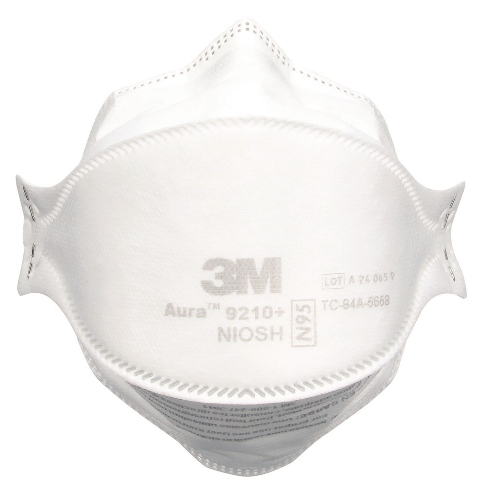 3M 9205PLUSCT Aura Particulate Respirator 9205+ – Standard Size (12/Carton) New