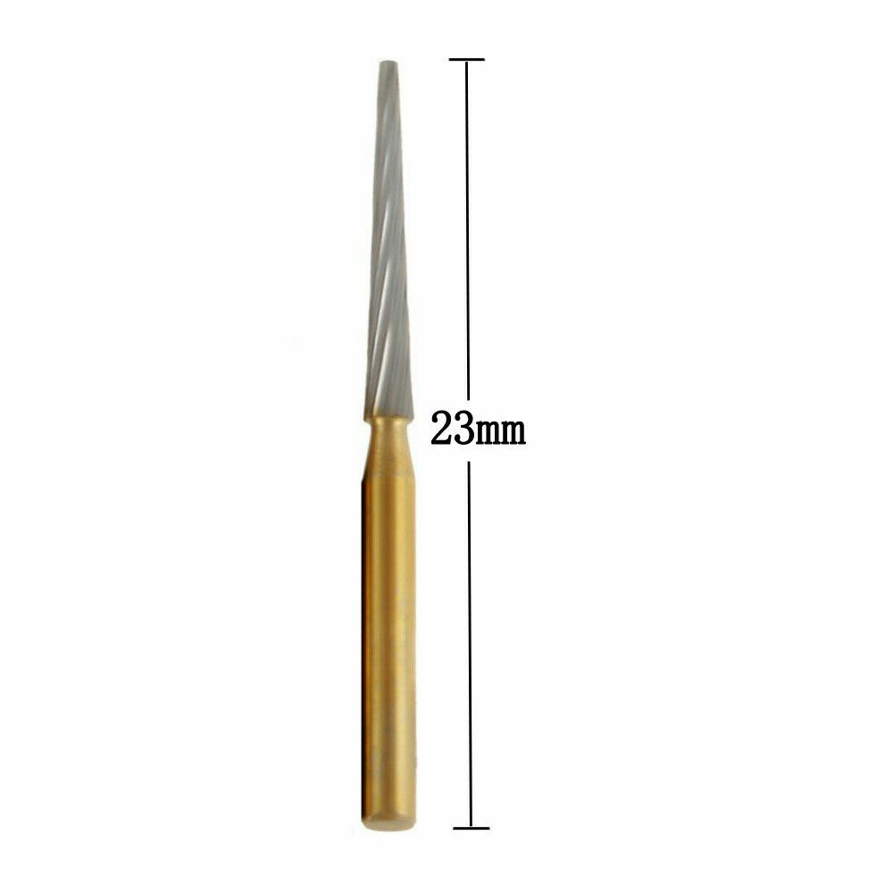 Dental Carbide Bur Orthodontic Debonding Finishing Tapper FG 8104 Tungsten Steel
