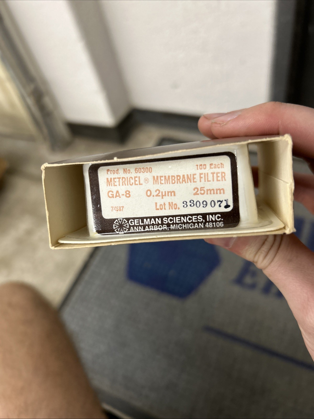 Gelman Metrical Membrane Filter; 0.2um 25mm 100/pkg (GA-8)