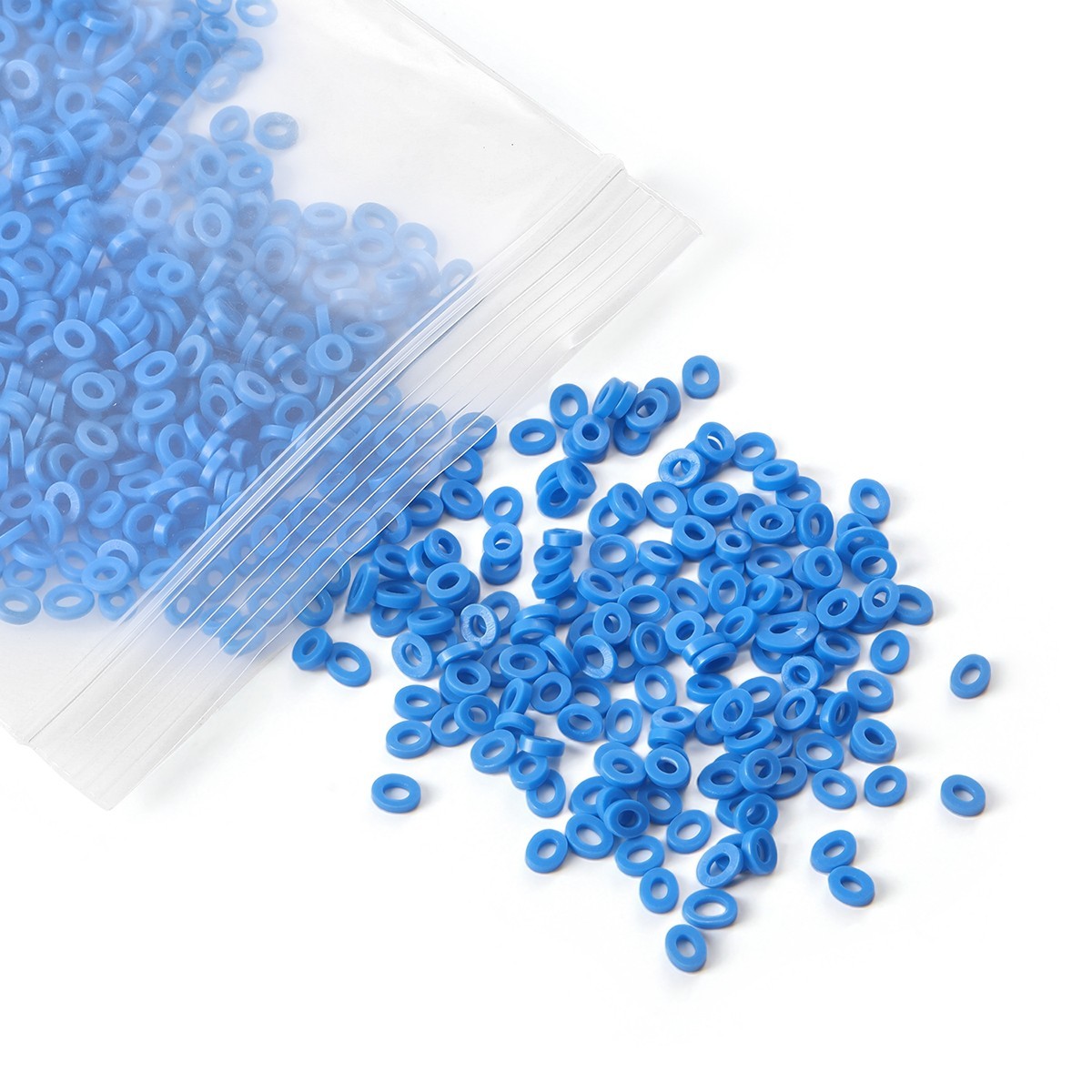 1000Pcs/Pack Dental Orthodontic Separator Blue Tie Elastic Band Force Continuous