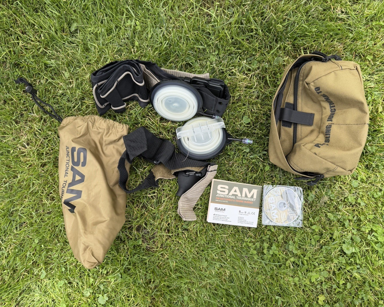 SAM Junctional Tourniquet Pelvic Sling Kit Emergency Trauma Military Medicine
