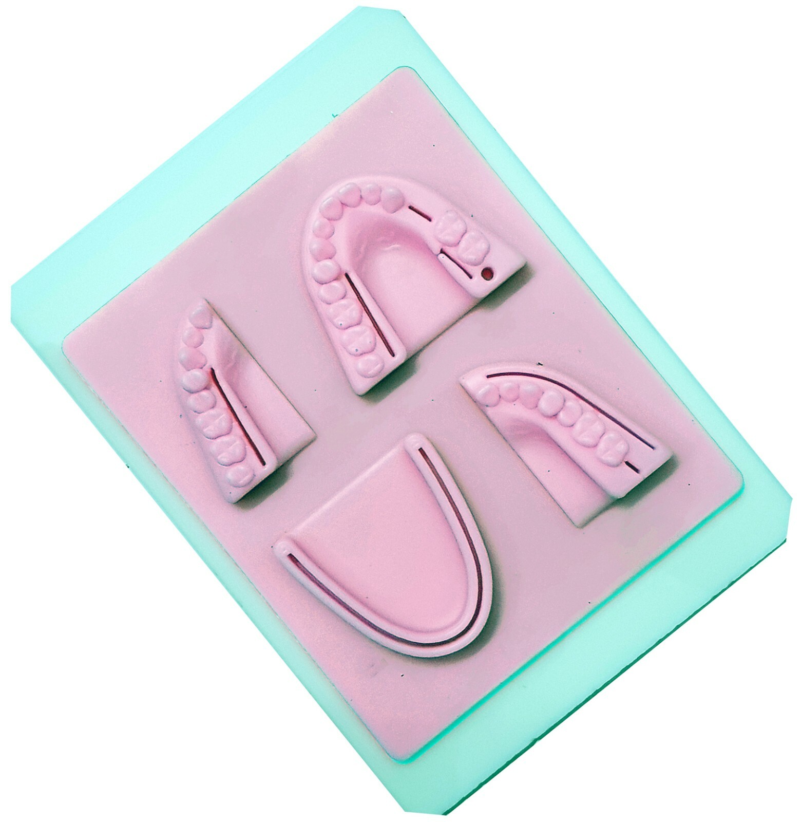 Silicon Dental Suture Training Pad With Tray Suture Pad Size 6″x5″ Premium Tools
