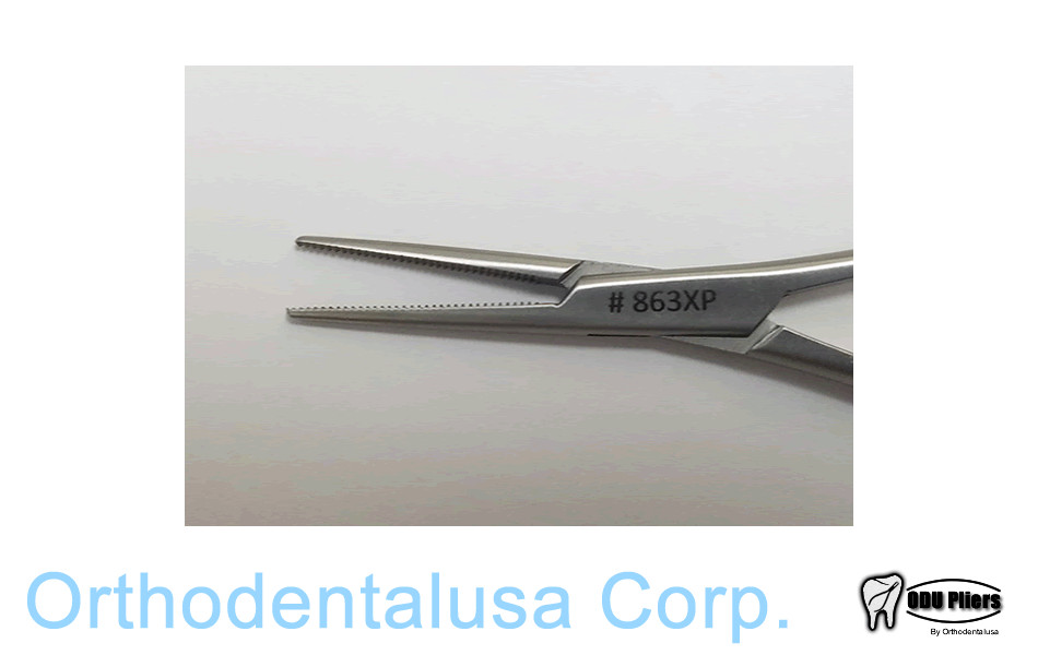 Set x 10 Orthodontic Mathieu narrow FINE SERRATION Smaha Orthodentalusa 863XP